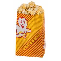 Popcorn bags Poppy red-yellow, size 1