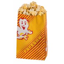 Popcorn bags Poppy red-yellow, size 1