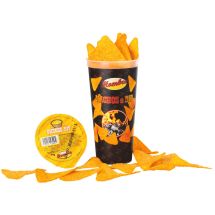 
Hombre Nachos 75g + Cheese Dip 90g 
