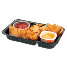 Nacho trays, large, 2 dips