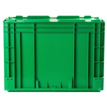 Collection box, green, with lid