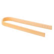 Finger food tongs, bamboo, 10 cm