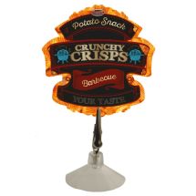 Flavour sign Crunchy Crisps Barbecue