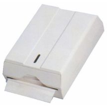 Handtuchspender Kunststoff weiß für Faltpapier