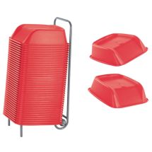 Booster seats, red