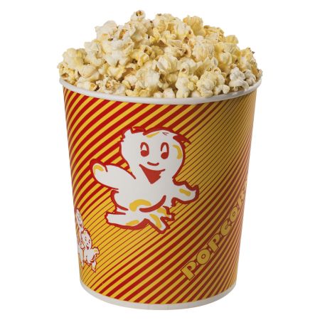 Popcornbecher Gr.4  Poppy rot-gelb o. PE