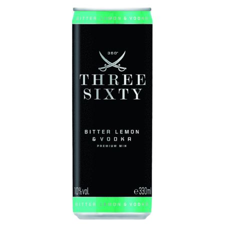 
Three Sixty V. Bitter Lemon 10% 12x 0,33l tins 