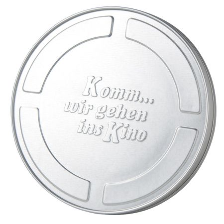 
Tin box "Komm wir gehen ins Kino 180 mm