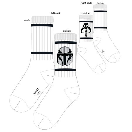 Socks - Socks 35-38 - The Mandalorian & Grogu