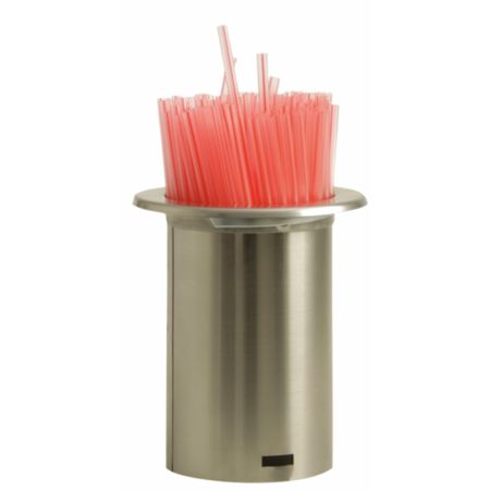 Straw dispenser for counter