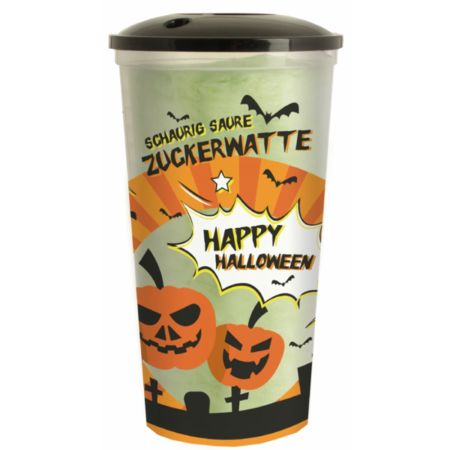 Food - Saure Zuckerwatte Halloween, 40x0,75L IML Becher - Halloween 2026