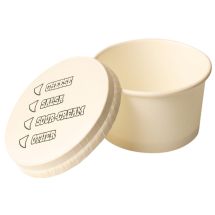 Portion lid white for cup #2210057