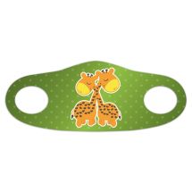 Fabric mask for children, giraffe