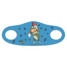 Fabric mask for children, knight