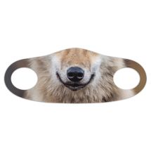 Fabric mask for adults, wolf