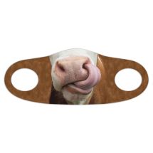 Fabricmask for adults, cow