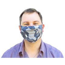 Stoffmaske für Erwachsene, Camourflage, grau