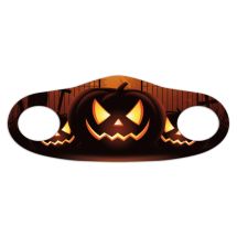 Stoffmaske für Erwachsene, Halloween Kürbis