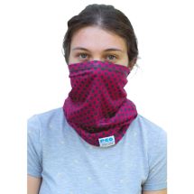 Round scarf for adults: pattern 2, blue