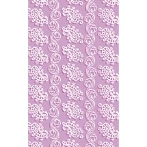 Round scarf for adults: pattern 5, pink/white
