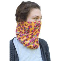 Round scarf for adults: pattern 8, orange
