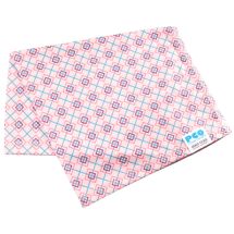 Round scarf for adults: pattern 9, pink