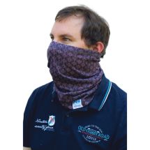 Round scarf for adults: pattern 11, purple/beige
