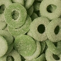 
Halal apple rings 
