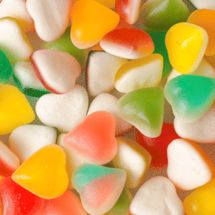 
Halal colorful hearts
