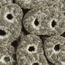 Liquorice pretzels, salty