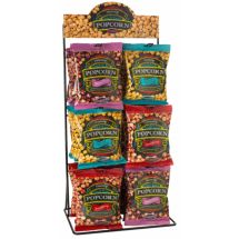 Display Stand for Crunchy Popcorn Bags
