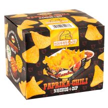 Hombre Nachos & Dip Box; 12 boxes/carton
