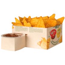 
Hombre Nachos & Dip Box; 12 boxes/carton
