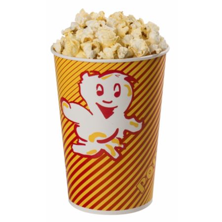Popcornbecher Poppy rot-gelb, Gr. 2