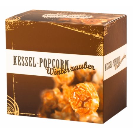 Folding boxes kettle popcorn winter wonderland, size 3