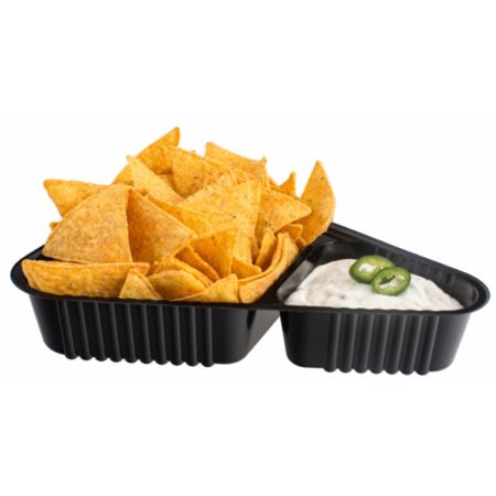 Nacho trays, large, 1 dip