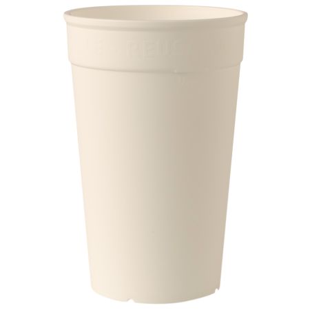 Reusable hot beverage cup 0.3 L white