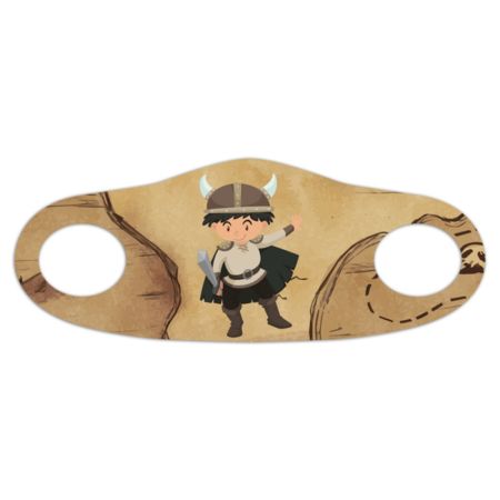 Stoffmaske für Kinder, Wickinger