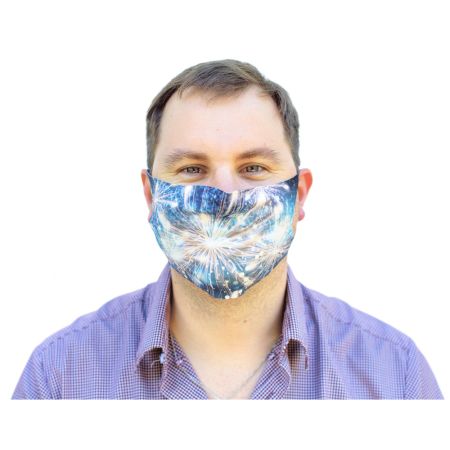 Stoffmaske für Erwachsene, Feuerwerk