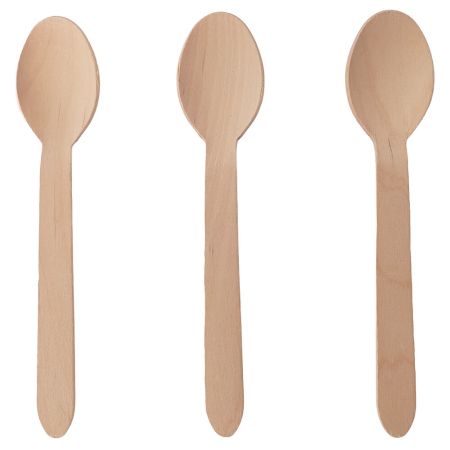Löffel aus Holz, 15,7 cm