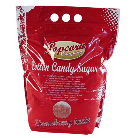 Zuckerwatte-Set Erdbeere - NUR IN VERBINDUNG MIT VERPACKUNGSSET 5220001