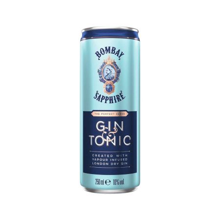 
Bombay Dry Gin & Tonic 10% 12 x 0,25l tins 