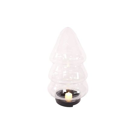 Tannenbaum transparent leer mit LED (Ktn)