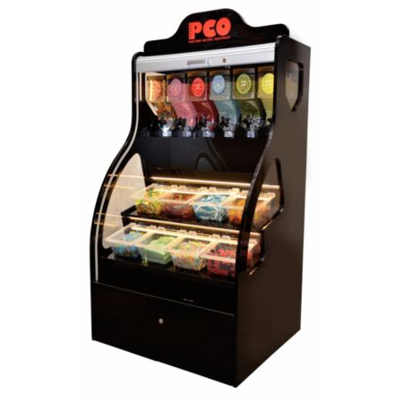 Pick & Mix Stand 8 und 6 Drehdispenser