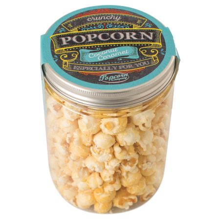 Crunchy Coconut Caramel Popcorn