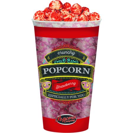 Crunchy Strawberry Popcorn